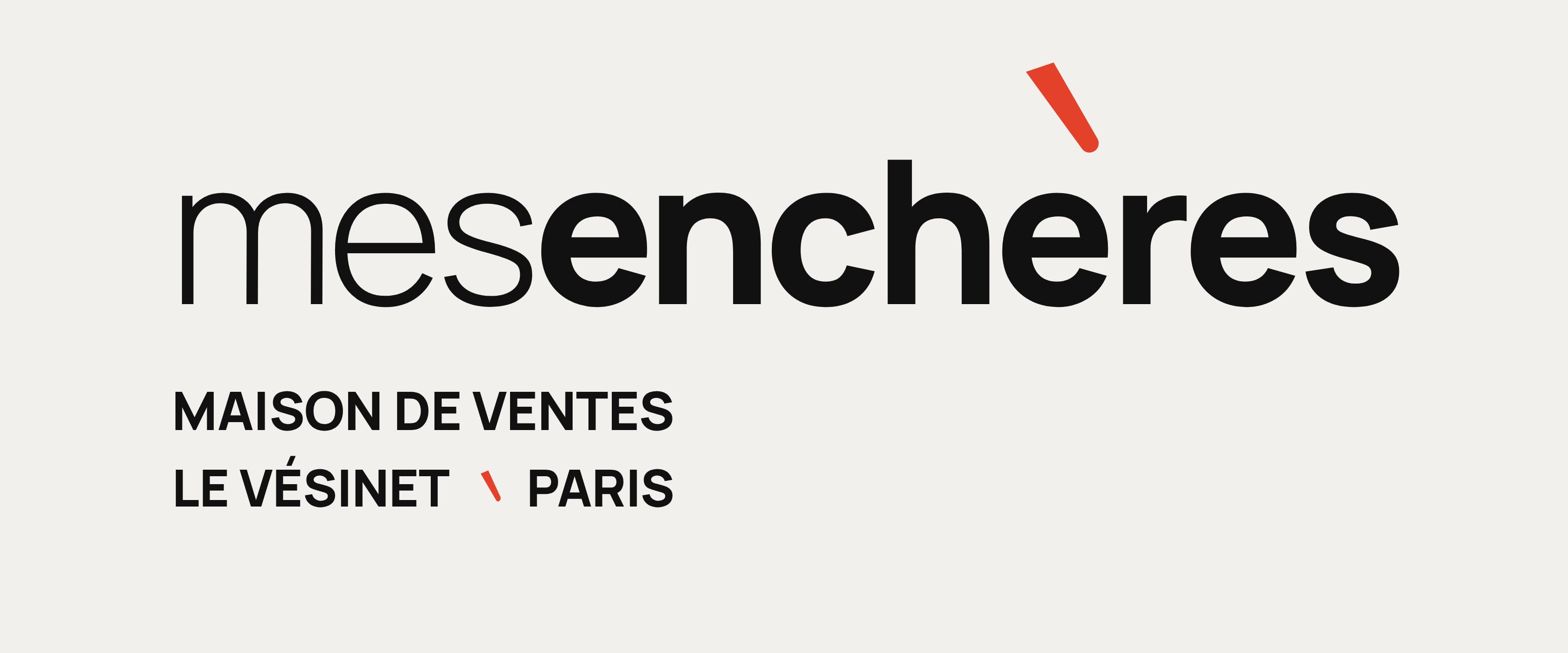 mesencheres | maison de ventes · Le Vésinet/Paris logo