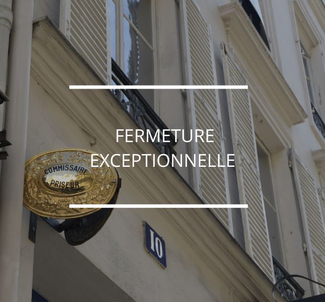 Fermeture exceptionnelle de nos hôtels des ventes de Lyon Vendôme et de Lyon-Villeurbanne