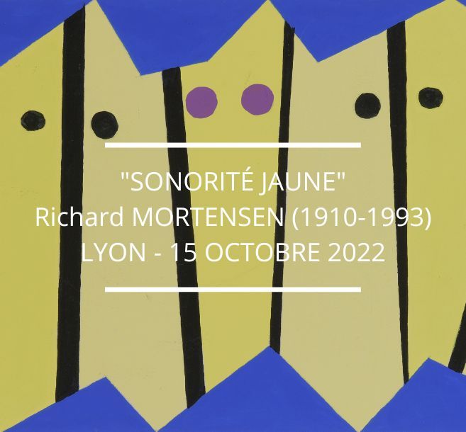 SONORITÉ JAUNE, Richard MORTENSEN (1910-1993)