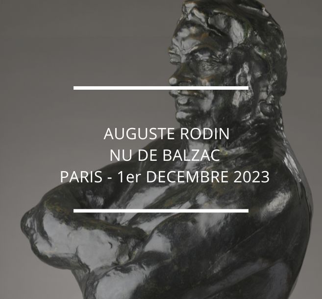 Le modèle préparatoire du Balzac d'Auguste Rodin aux enchères 