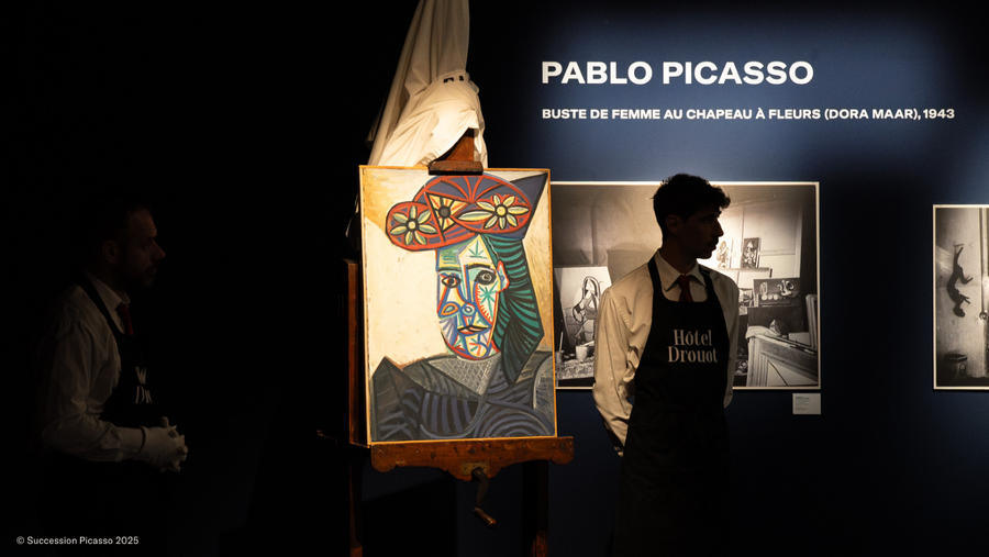 Pablo Picasso November 1941 Buste de Femme, Dora Maar Oil on Canvas Pablo Picasso November 1941 Buste de Femme, Dora Maar Oil on Canvas