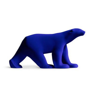 L'ours de Pompon au bleu Klein