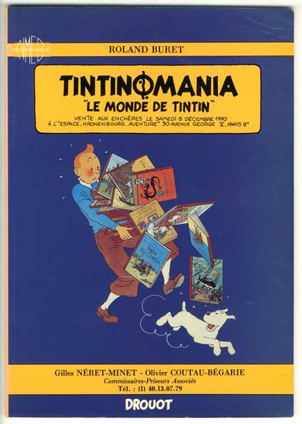 La première vente « Tintinomania »