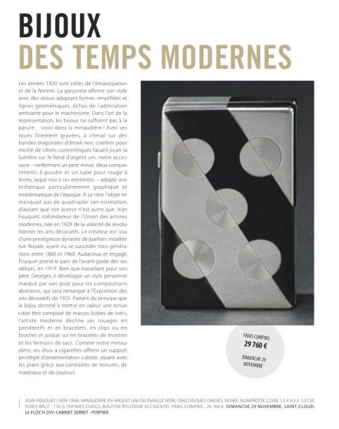 Bijoux  des Temps modernes - Frais compris  29 760 €