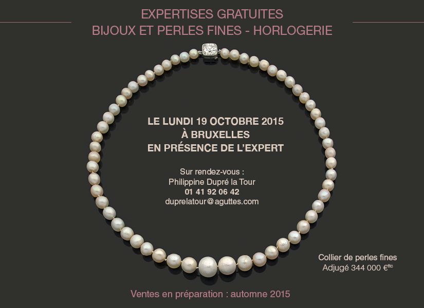 Expertises gratuites Bijoux & perles fines, Horlogerie