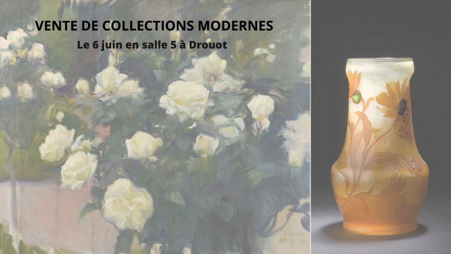 Vente de collection moderne à Drouot, le 6 juin 