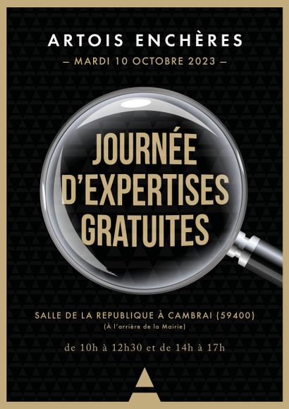 JOURNÉE D'EXPERTISES GRATUITES -  CAMBRAI - MARDI 10 OCTOBRE  2023