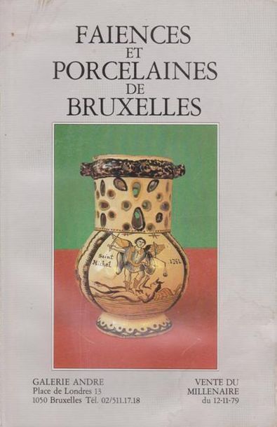 Vente de céramiques bruxelloises dans le cadre du millénaire de Bruxelles, en 1979