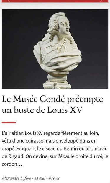 LA TRIBUNE DE L'ART - Le Musée Condé préempte