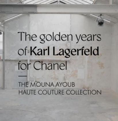 THE GOLDEN YEARS OF KARL LAGERFELD FOR CHANEL FROM THE MOUNA AYOUB HAUTE COUTURE COLLECTION