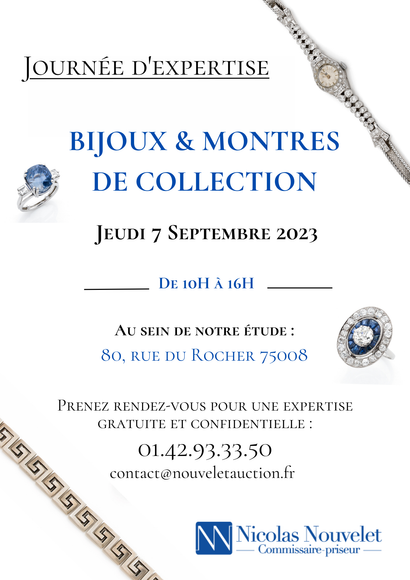 Journée d'expertise Montres et Bijoux de collection 