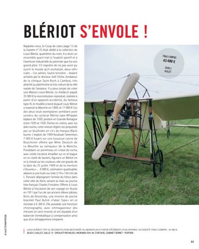 BLÉRIOT S’ENVOLE !