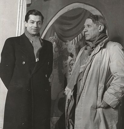 Picasso et Serge Lifar 1938