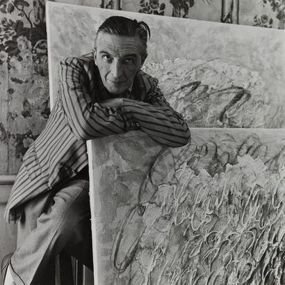 Jean Fautrier : exceptionnel tableau Construction , 1957