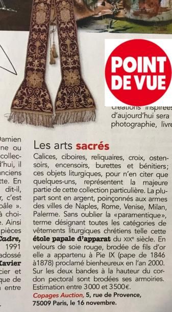 Copages Auction Paris dans la presse en 2017 