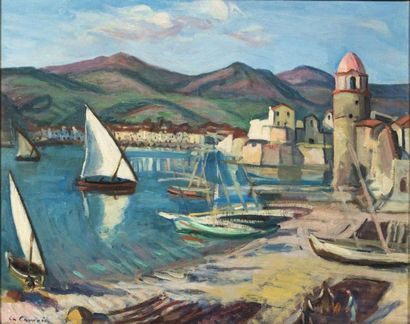 PLUS DE 80 000 EUROS POUR UNE VUE DE COLLIOURE DE CHARLES CAMOUIN