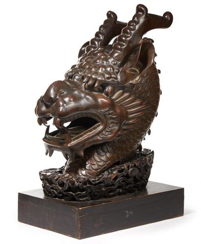 Bronze dragon head believed to have been looted from Old Summer Palace during Second Opium War purchased by anonymous Chinese buyer at Paris auction