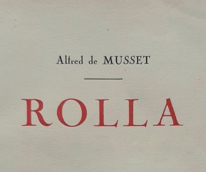Le Rolla de Musset transfiguré