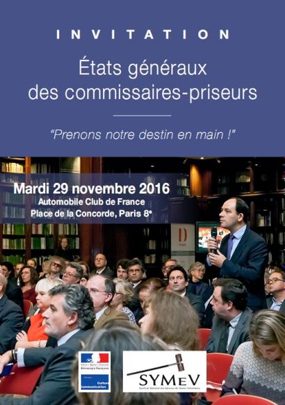 ÉTATS GÉNÉRAUX DES COMMISSAIRES-PRISEURS - MARDI 29 NOVEMBRE 2016 