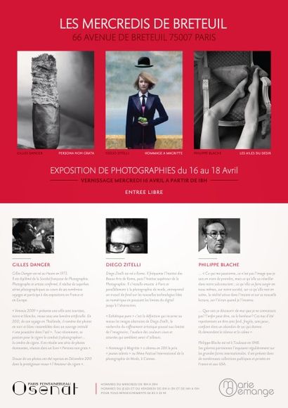 Les mercredis de Breteuil - Exposition de photographies du 16 au 18 Avril