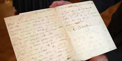 Une lettre de suicide de Baudelaire sera mise aux enchères à Fontainebleau