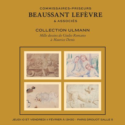 Collection ULMANN - Mille dessins de Giulio Romano à Maurice Denis - Hôtel Drouot 10-11 février 2022