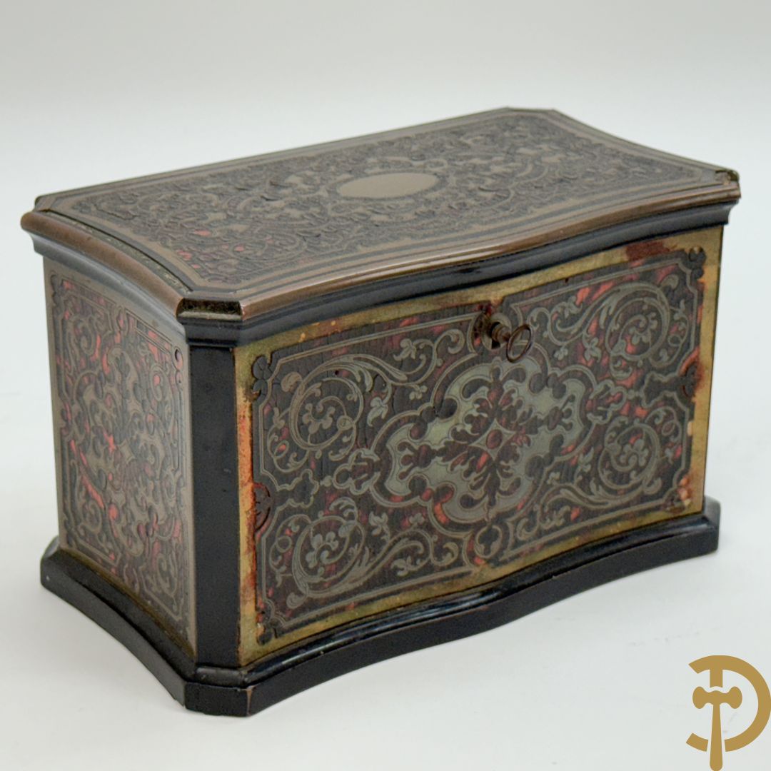 Tea box in Boullet technique, 19th | Heigh... | Caskets and boxes: bids