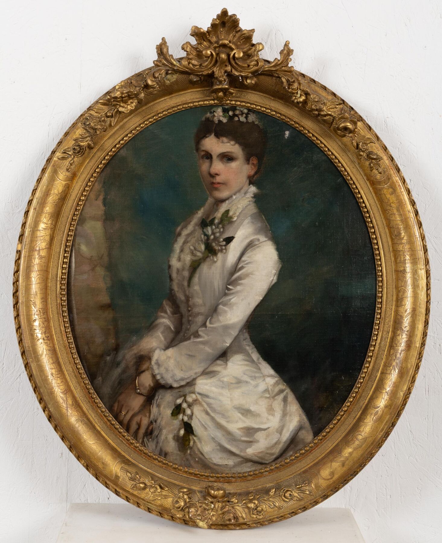 French school circa 1880.Portrait... | Old Masters (before 1870): bids