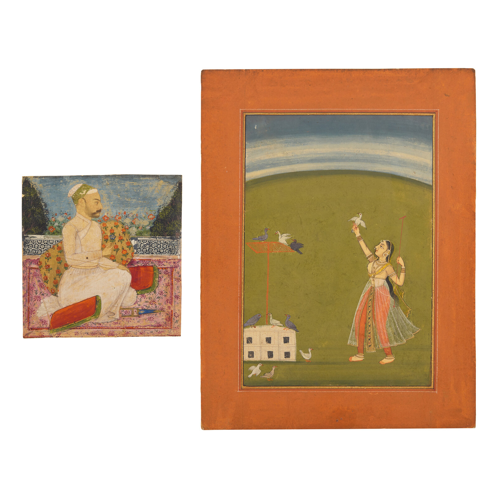 Two Indian Miniature Paintings印度細 | Old Masters (before 1870