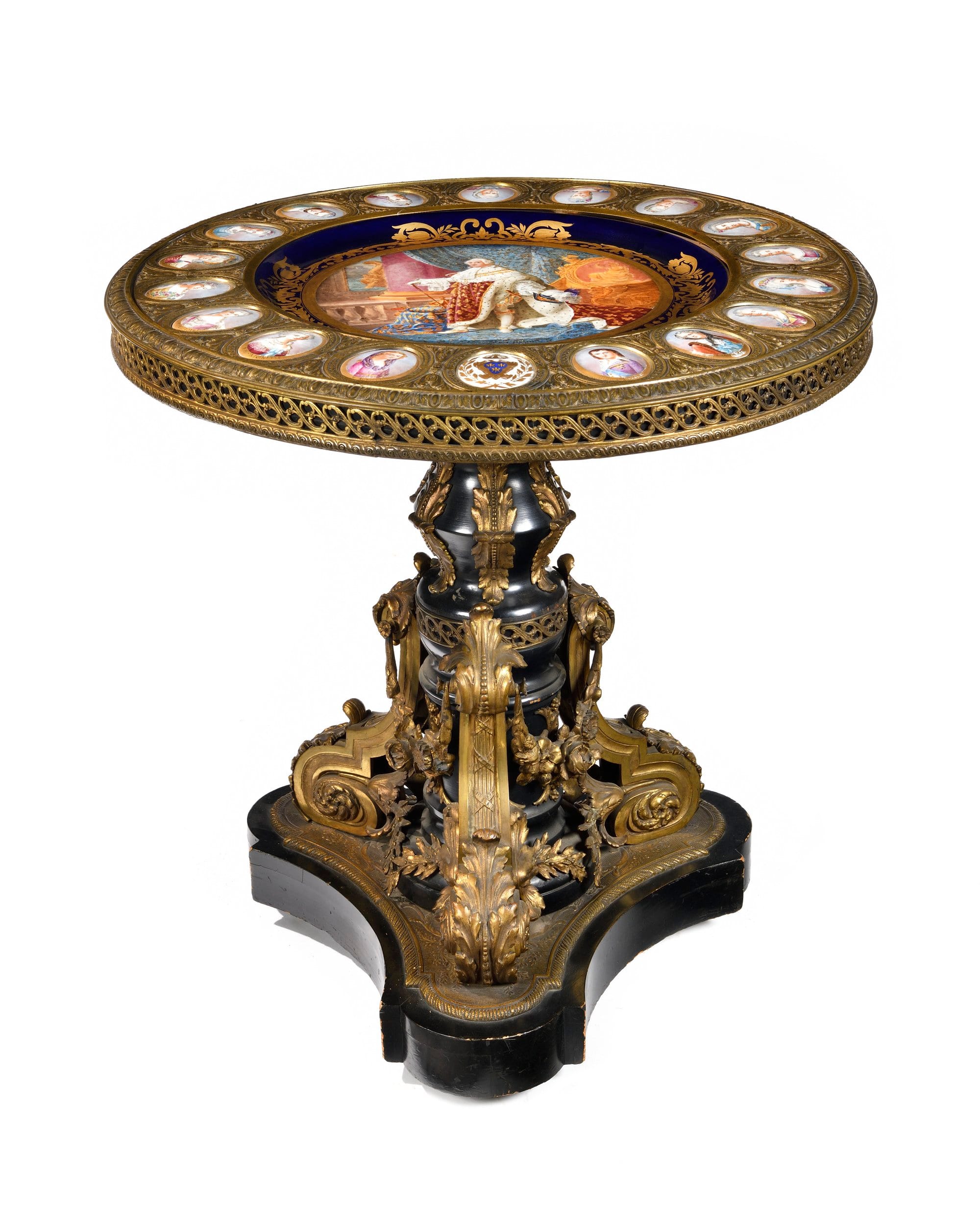MANUFACTURE DE SEVRES, in the taste of Pedestal tabl... | Tables: bids