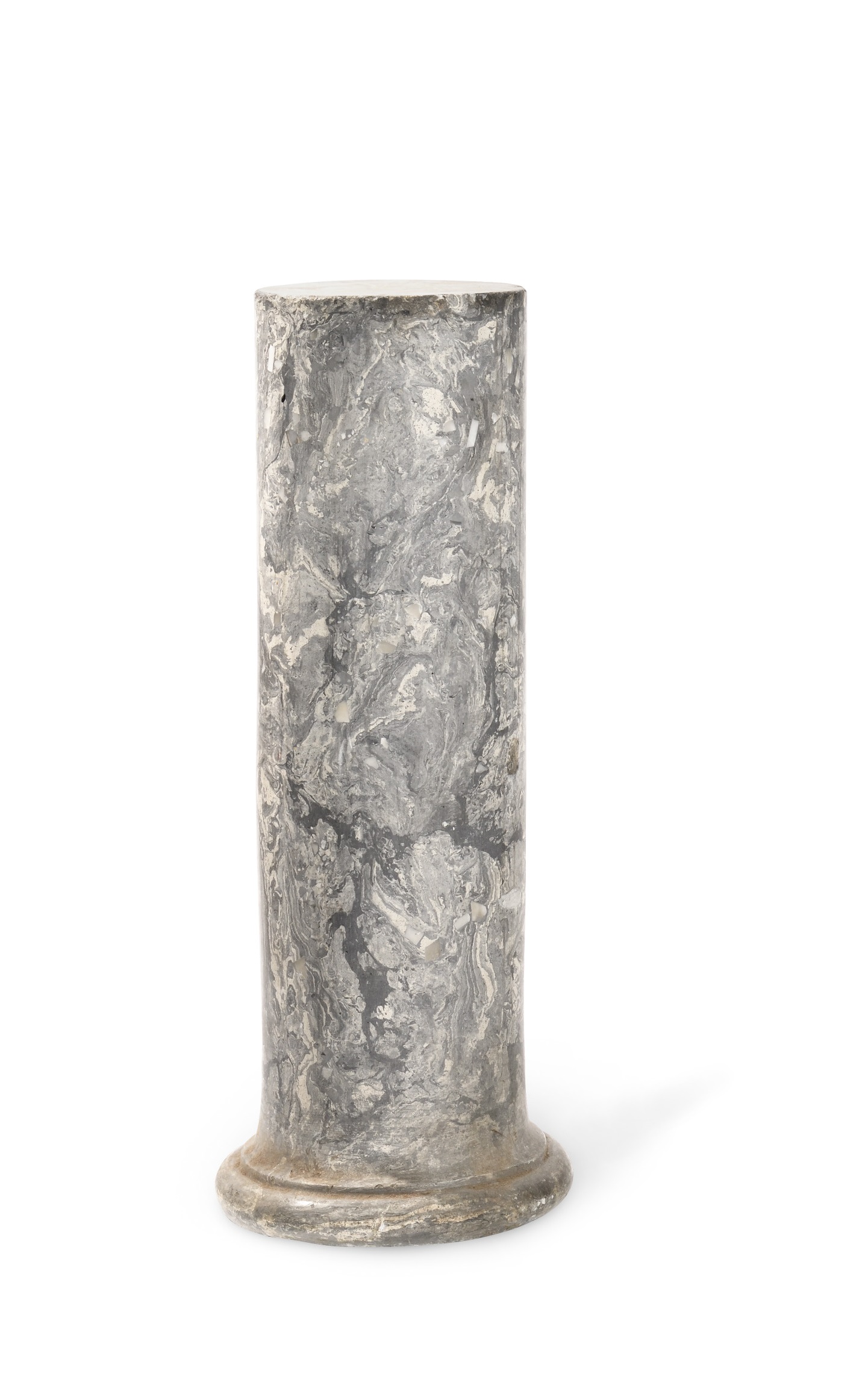 COLONNE en plâtre peint à l’imitation du marbre... Consoles enchères — free download
