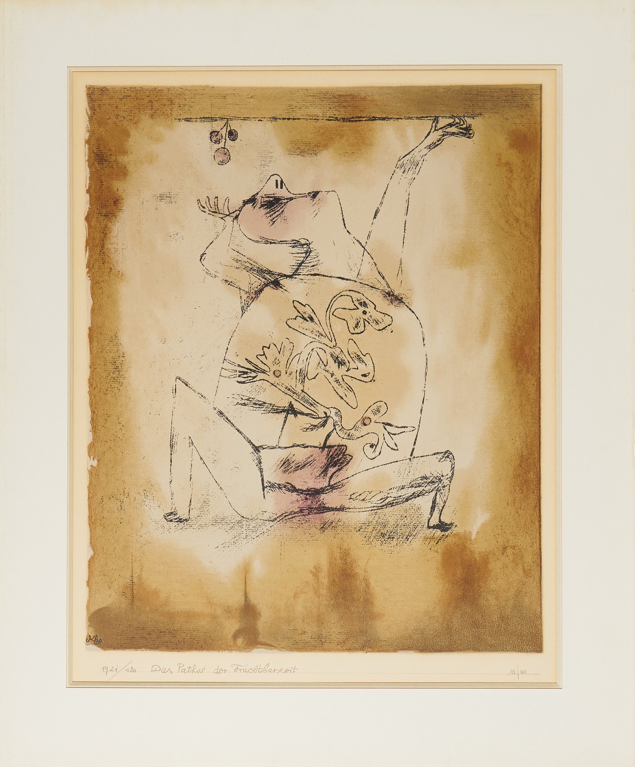 D'après Paul KLEE (1879-1940).Das Pathos.... | Lithographies: enchères