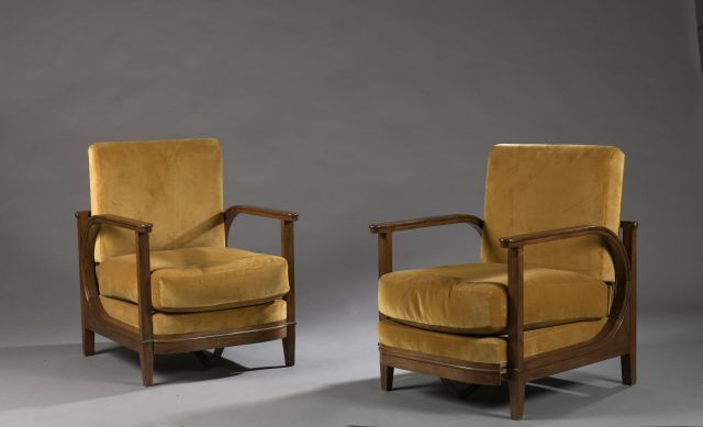 Eugène PRINTZ (1879-1948)
PAIRE DE FAUTEUILS...