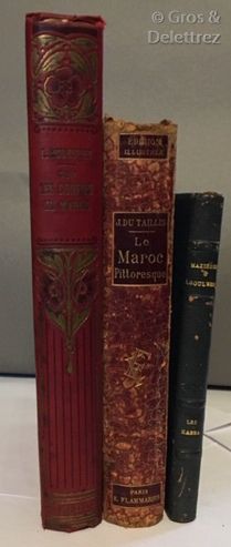Null Ensemble de 3 volumes reliés : - MAZIERES, GOULVEN. Les Kasba du Haut Atlas&hellip;