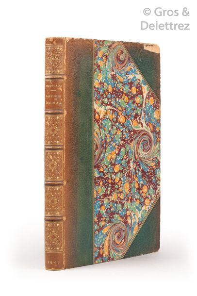 Charles BAUDELAIRE. Les Fleurs du Mal. Paris, Poulet-Malassis et de Broise, 1857&hellip;