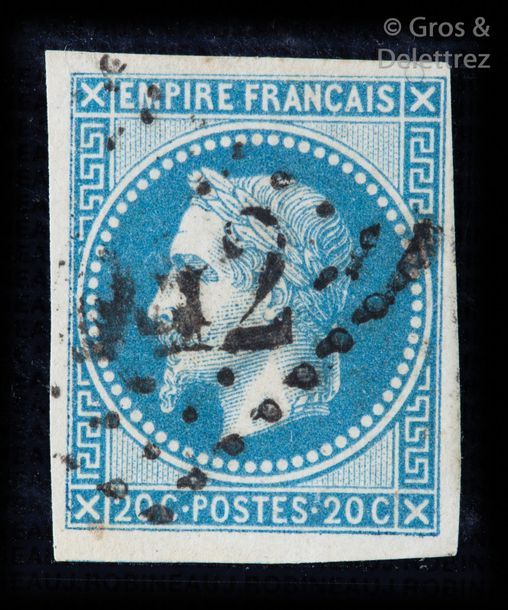 Null FRANCE Émission 1863 : N°29 NON DENTELÉ (Dit LEBAUDY) oblitéré Gros Chiffre&hellip;