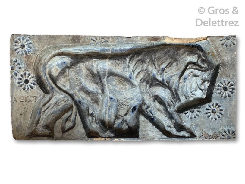 Paul JOUVE (1880-1973) et Alexandre BIGOT (1862-1910) « Lion »

Bas-relief en gr&hellip;