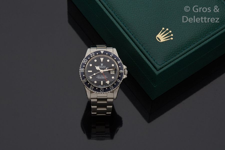 Null ROLEX

GMT-MASTER Ref 16750 Rare et belle montre bracelet en acier. Boîtier&hellip;