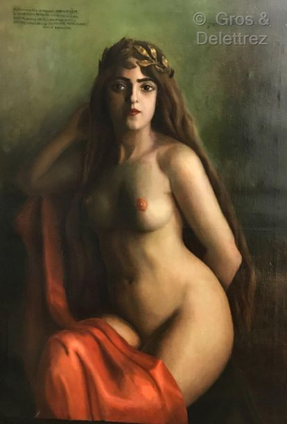 Null Jacques- Paul BERTRAND (1894-?)

Jeune femme laurée

Huile sur toile

Signé&hellip;