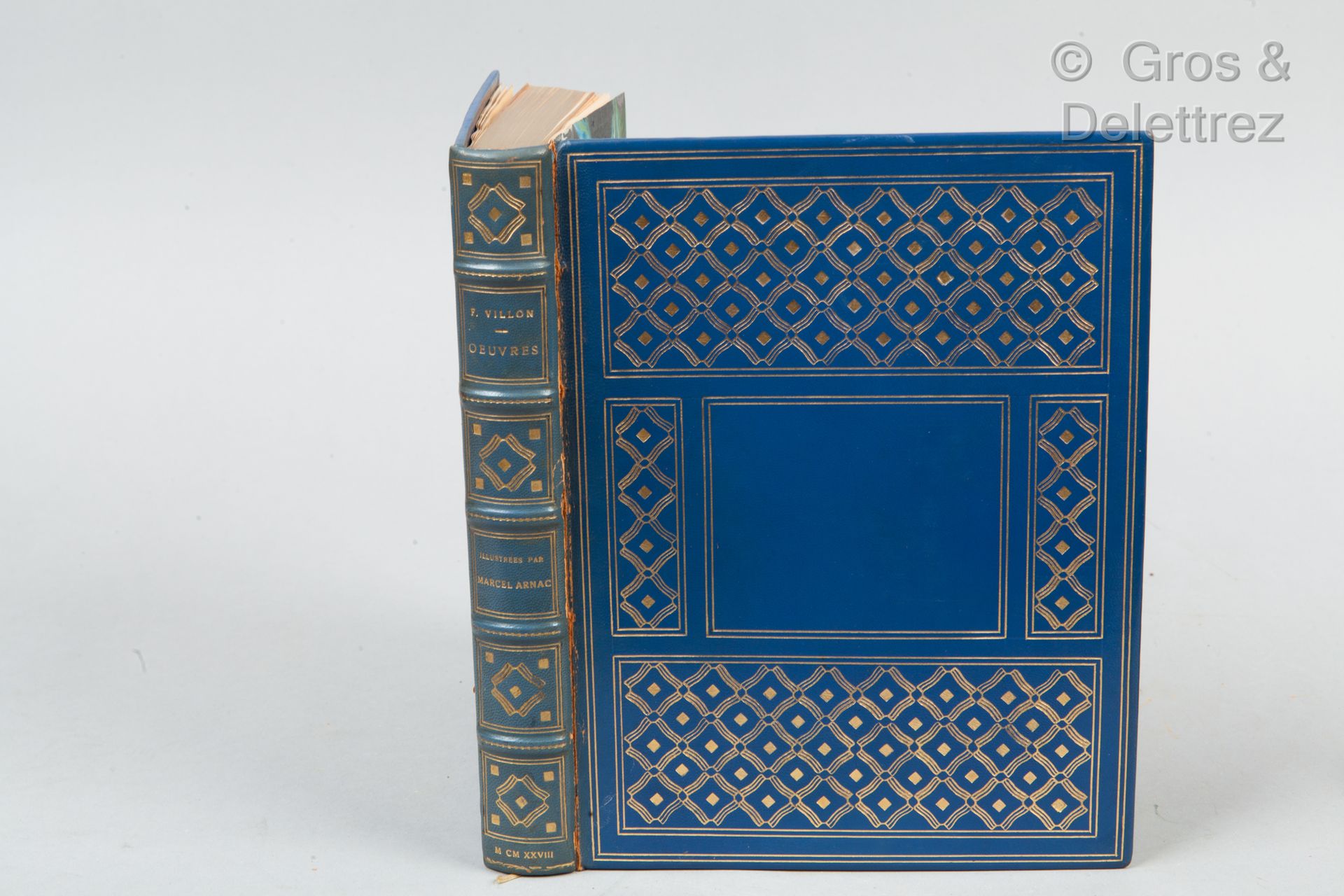 Null [ARNAC] François VILLON. Works. Paris, Javal et Bourdeaux, 1928, in-4 bound&hellip;