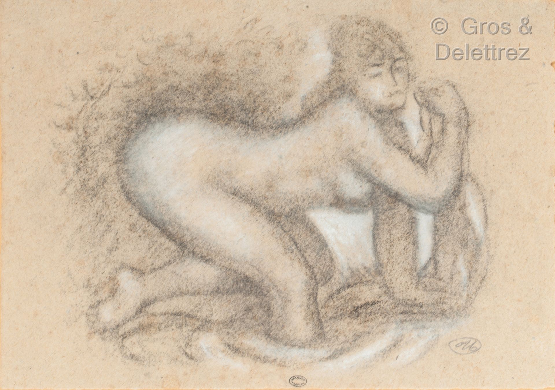 Aristide MAILLOL (1861-1944) 
Bañista de arco




Carboncillo, lápiz y tiza sobr&hellip;