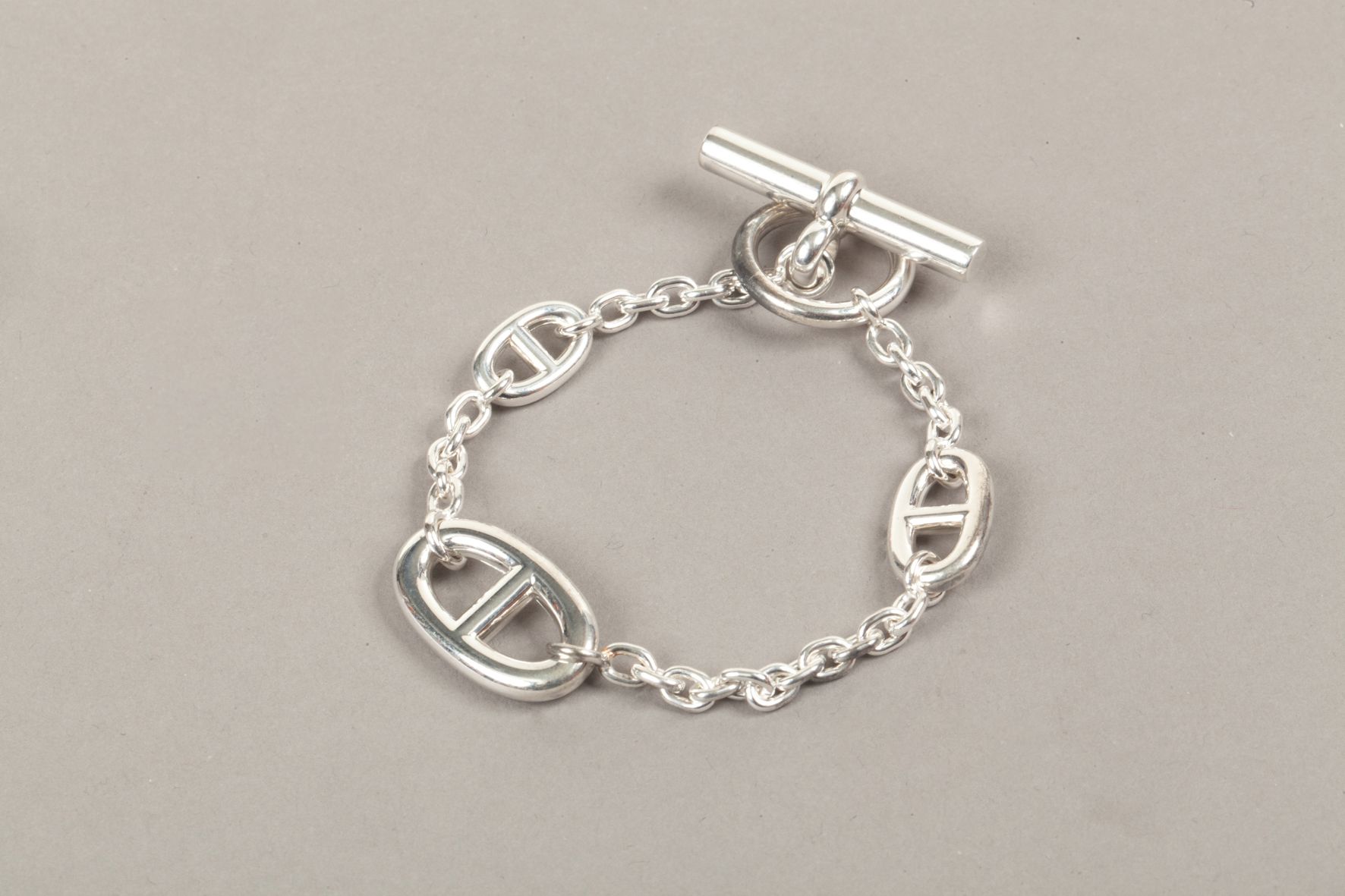 Null HERMES Paris made in Italy - Bracelet "Farandole" in silver 925 thousandths&hellip;