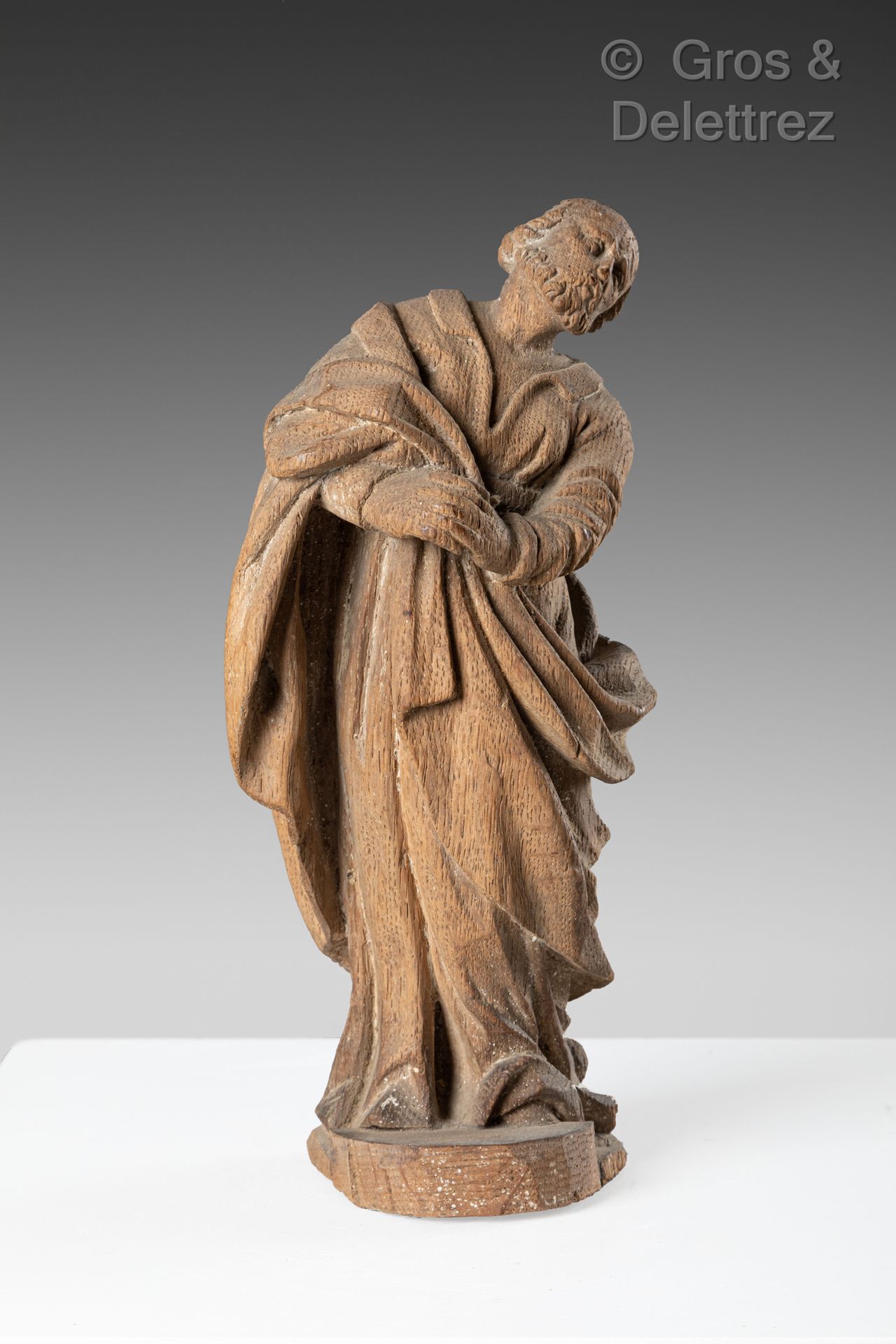 Null Saint personnage en chêne sculpté en ronde-bosse.

XVIIe siècle

Hauteur : &hellip;
