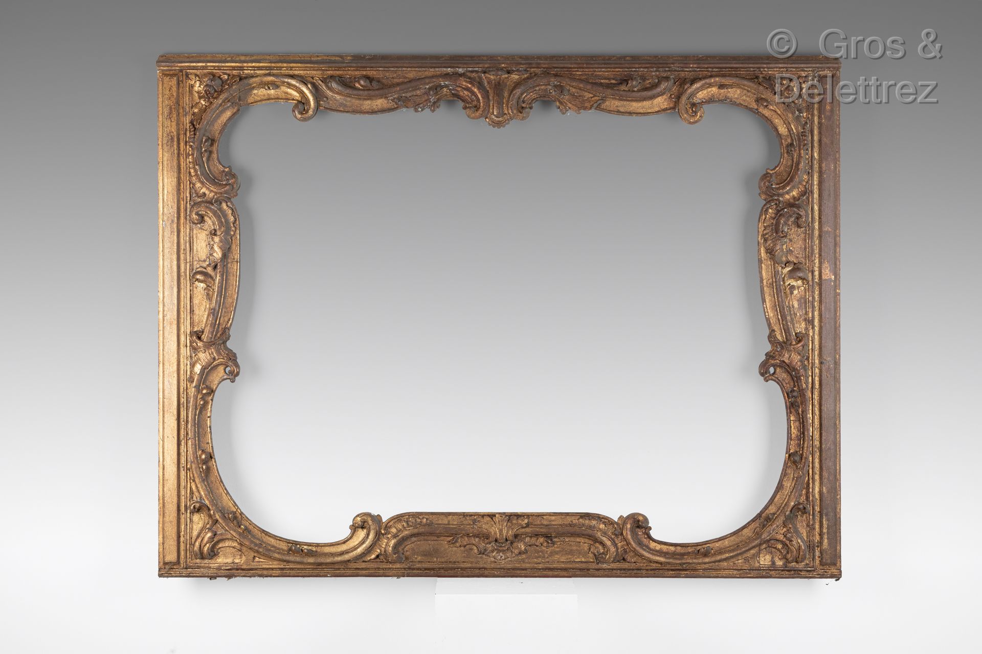Null Carved, painted and gilded wood frame with rocaille style decoration.

108 &hellip;