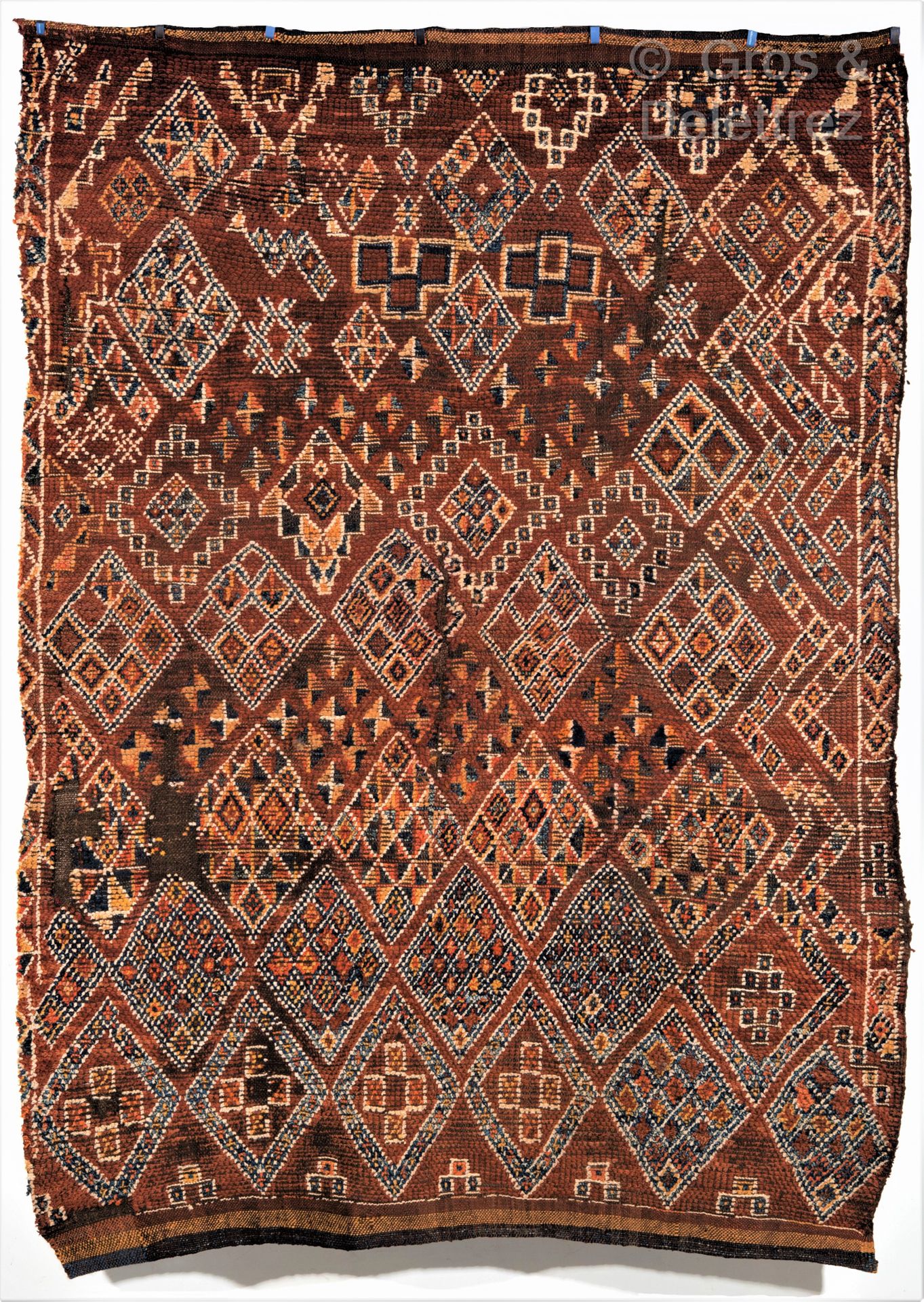 Null 来自摩洛哥东部的一张重要的、非常古老的地毯，摩洛哥。

一块重要的18或19世纪的Beni Mtir或Beni Bou Zeggou地毯，摩洛哥。

&hellip;