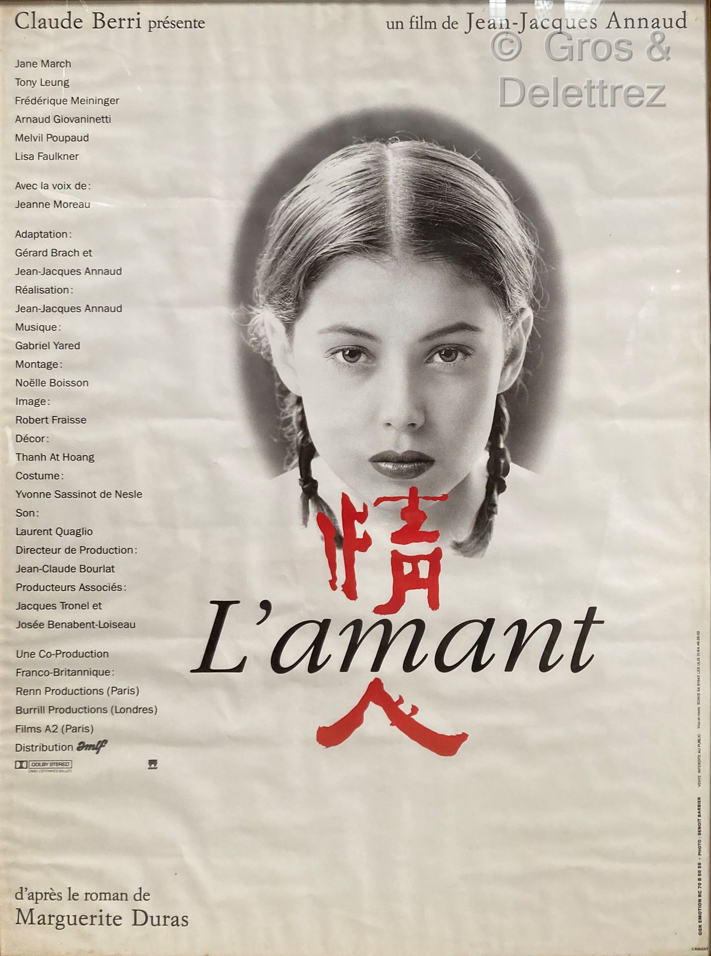 Jean-Jacques ANNAUD EL AMANTE

Cartel de la película

78 x 57 cm bajo vidrio