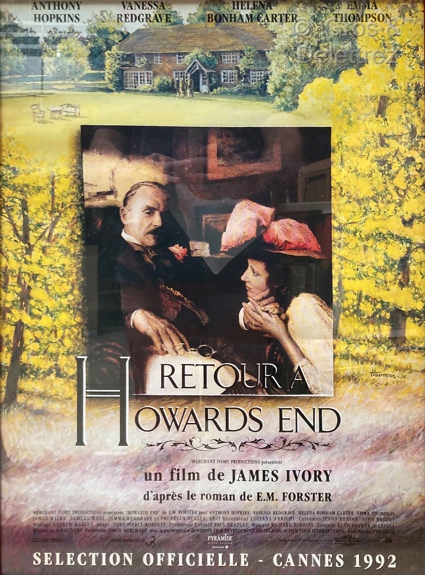 James IVORY 返回霍华德庄园

电影海报

54 x 39 cm 玻璃下
