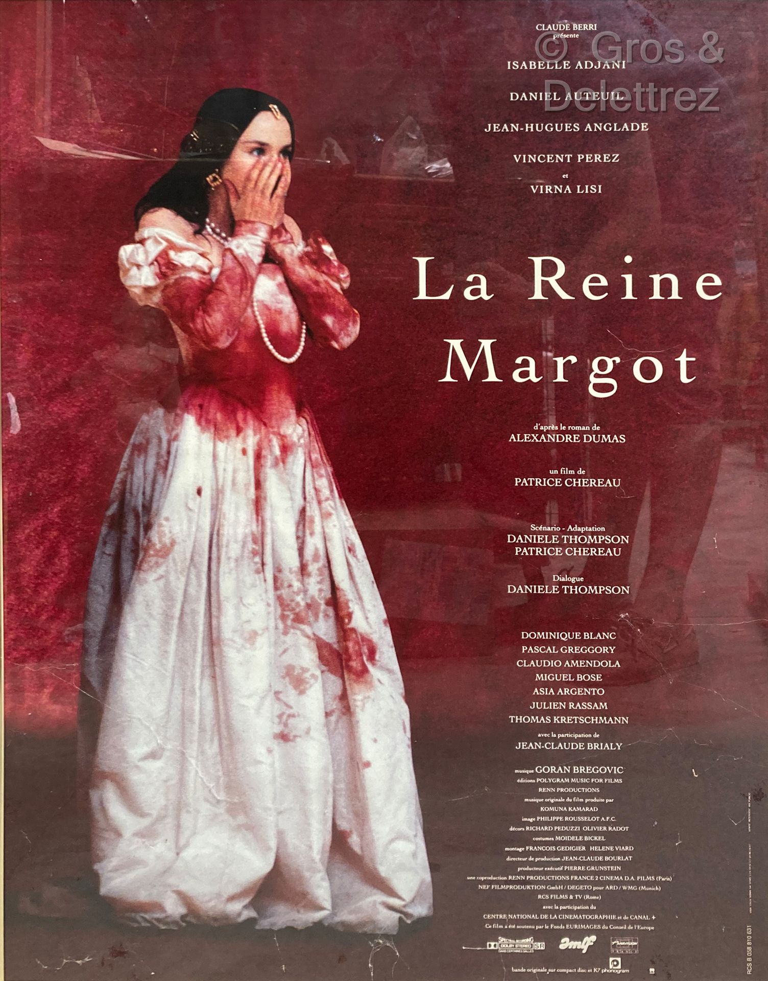 Patrice Chereau 玛格丽特王后

电影海报

79 x 59厘米，玻璃下