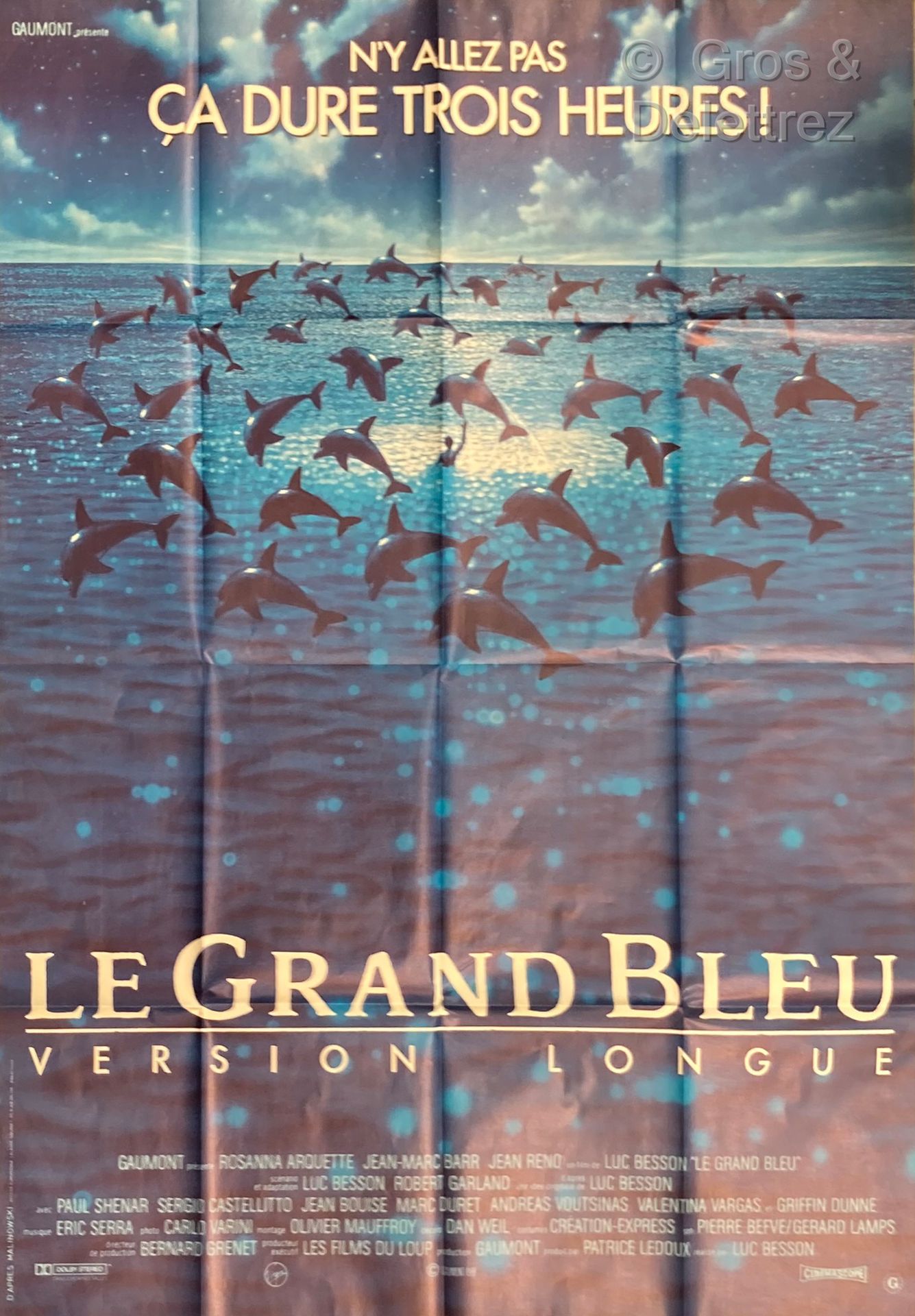 LUC BESSON THE BIG BLUE, lange Fassung

Filmplakat

157 x 116 cm