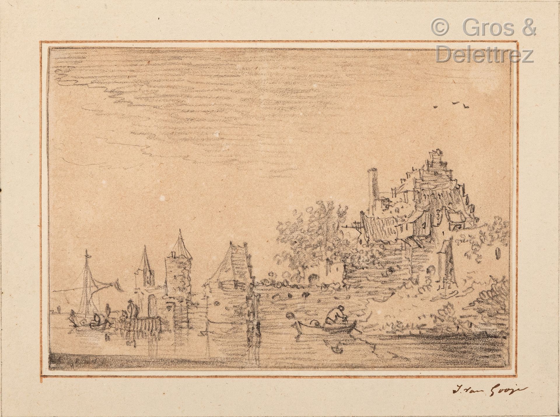 Null Jan van Goyen (1596-1656)

Fluss mit Fischern und Festung Schwarzer Stein (&hellip;